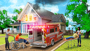 Ambulance Games Rescue Sims 3D Screenshot 2