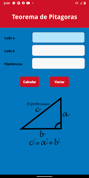 Calculadora del Teorema de Pit Screenshot 1