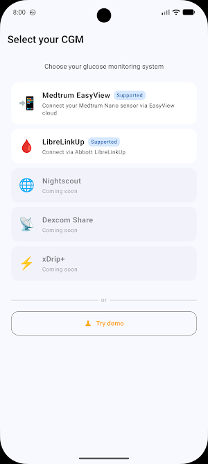 GlucoseSync Screenshot 2