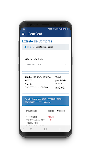 Meu Cartão Pessoa Física Screenshot 3