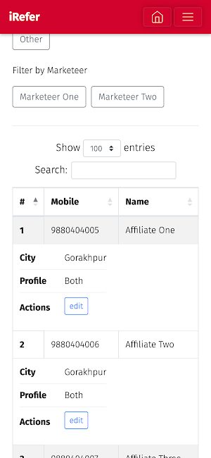 iRefer Screenshot 2