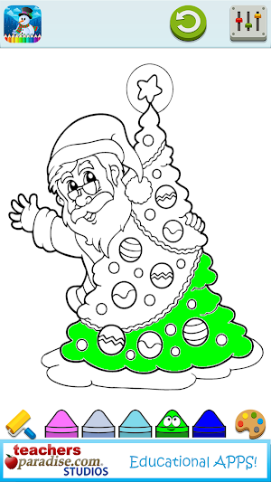 Kids Christmas Coloring Pages Screenshot 2