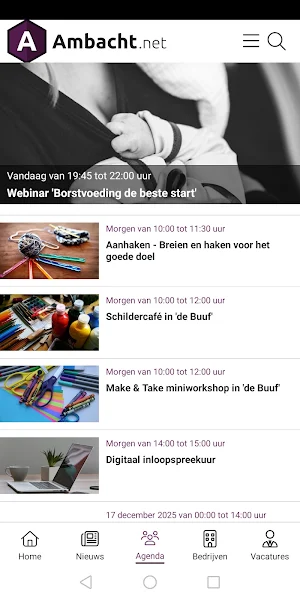 Ambacht.net Screenshot 2