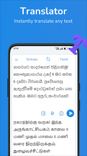 Sinhala-Tamil translator Screenshot 0
