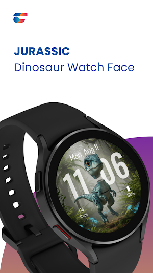 Jurassic: Dinosaur Watch Face Screenshot 0