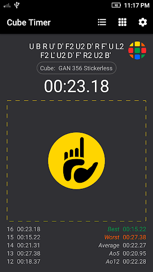 Cube Timer Screenshot 1