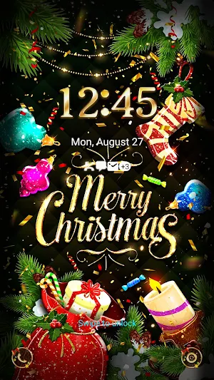 Bling Christmas - Wallpaper Screenshot 1