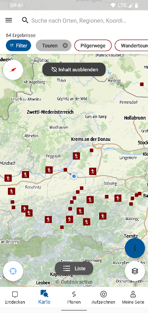 Pilgern in Niederösterreich Screenshot 2