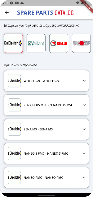 TLG Service App Screenshot 1