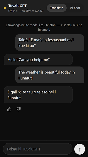 TuvaluGPT Screenshot 2
