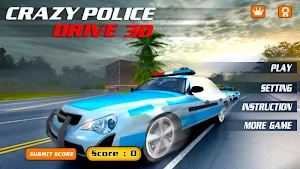 Crazy Police drive Screenshot 0