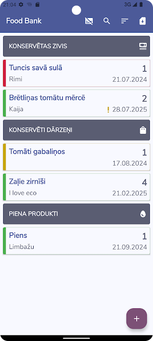 Food Bank Screenshot 1