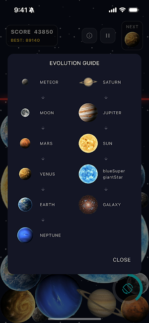 Cosmic Gravity Merge Screenshot 2