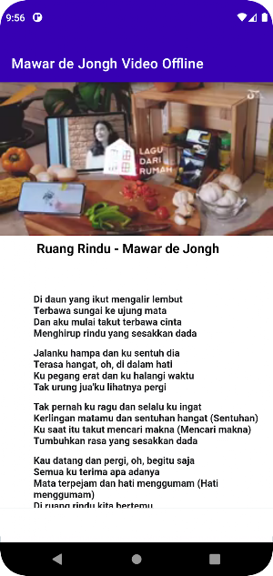 Mawar de Jongh Video Offline Screenshot 2