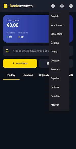 Danio Invoices Screenshot 3