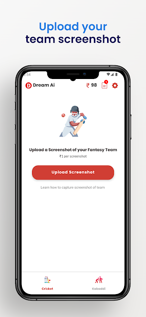 Dream AI : Build winning teams Screenshot 1