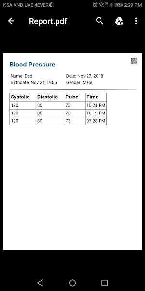 Blood Pressure Screenshot 3