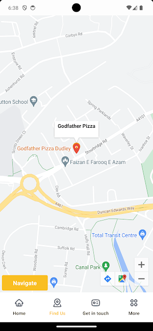 Godfather Pizza Dudley Screenshot 1