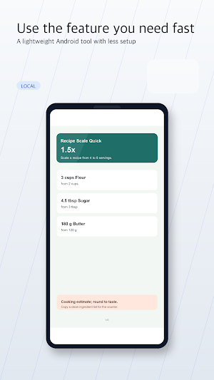 Recipe Scale Quick Screenshot 3