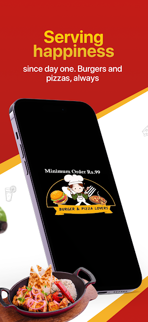 Burger Pizza Lovers Screenshot 0
