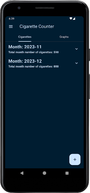 Cigarette Counter Screenshot 0
