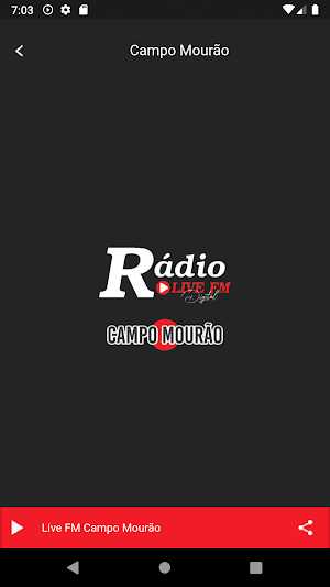 Rádio Live FM Screenshot 1