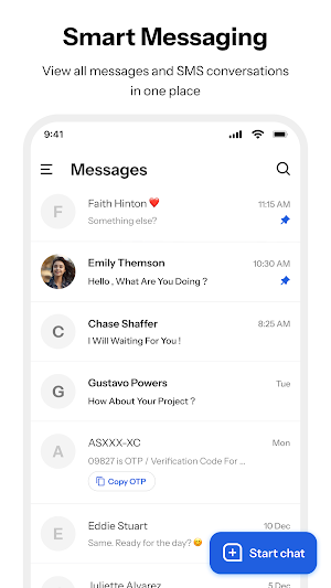 Messages - Text SMS & Chat Screenshot 0