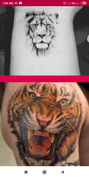 Wild Animal Tattoo Designs Screenshot 3