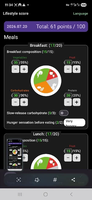 Daily Balance – Life Score Screenshot 0