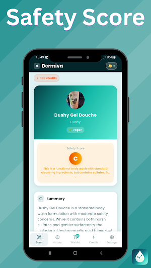Cosmetic Scanner - Dermiva Screenshot 2