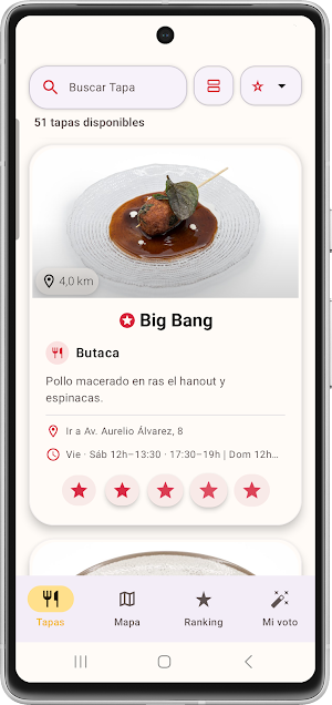 Ruta de Tapas Rivas 2026 -Vota Screenshot 1