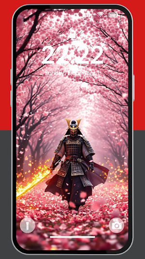 Futuristic Samurai Wallpaper Screenshot 1