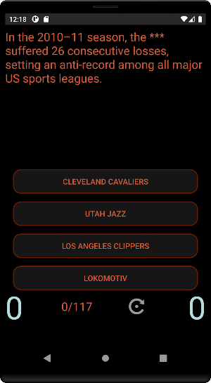 Facts about basketball clubs Screenshot 2
