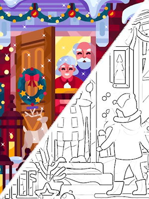 Christmas Coloring Pages Screenshot 3