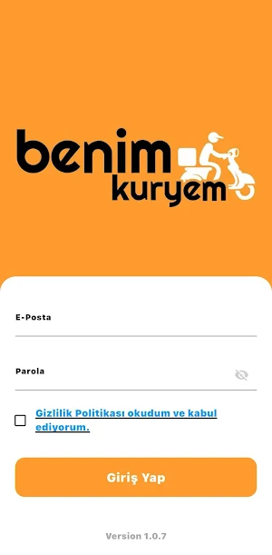 Benim Kuryem Screenshot 0