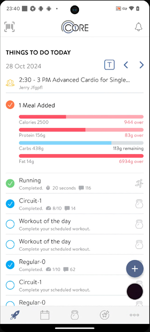 CORE Health and Fitness Screenshot 3