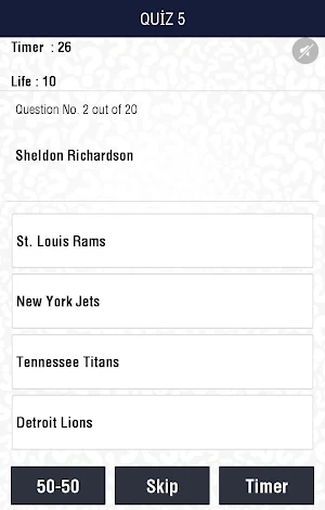 American football players quiz Screenshot 1