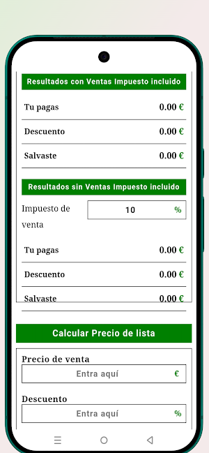 Calculadora de Descuentos Screenshot 3