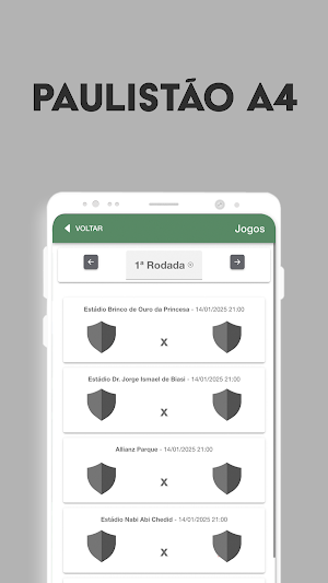 Paulistão A4 2025 Screenshot 1