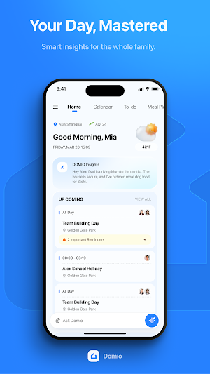 Domio - AI Family Organizer Screenshot 0