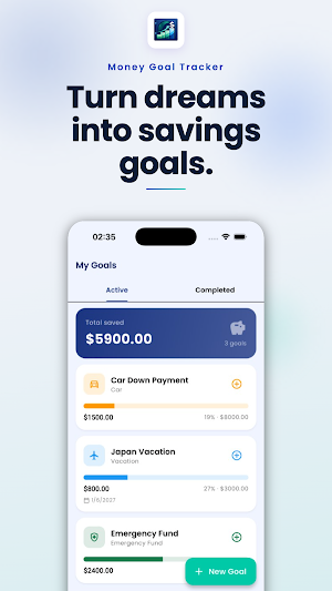 Money Saving Tracker Screenshot 0