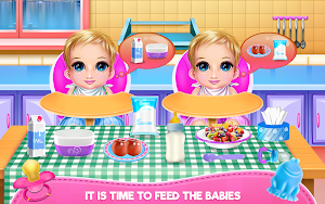 New Born Twins Caring Screenshot 3