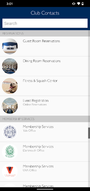 The Yale Club of New York City Screenshot 2
