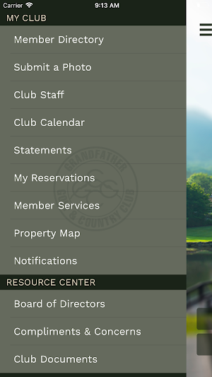 Grandfather Golf & CC Screenshot 1