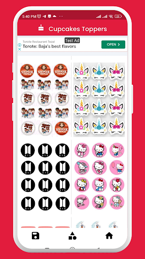 Cupcakes Toppers Screenshot 0
