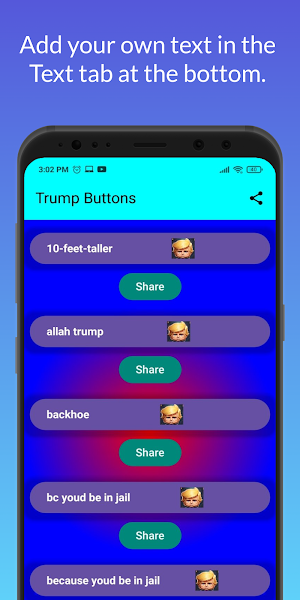Trump buttons sounds Screenshot 1
