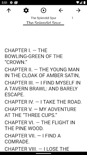 Book, The Splendid Spur Screenshot 0