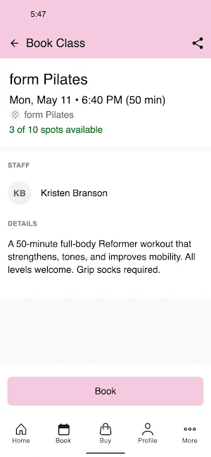 form Pilates AR Screenshot 2