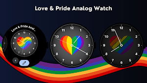 Love - Pride Analog Watch Screenshot 2