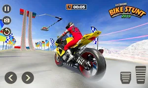 Extreme Bike Stunt Games: Mega Ramp Stunts Game Screenshot 0